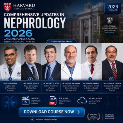 Harvard Comprehensive Updates in Nephrology 2026 (Videos + Slides)