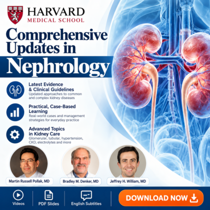 Harvard Comprehensive Updates in Nephrology 2026 (Videos + Slides)