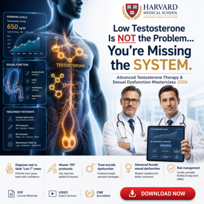 Testosterone & Men’s Sexual Health Masterclass 2026