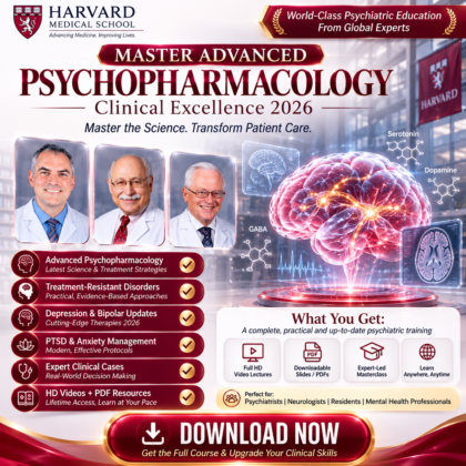 Harvard Psychopharmacology: Advanced Clinical Excellence 2026