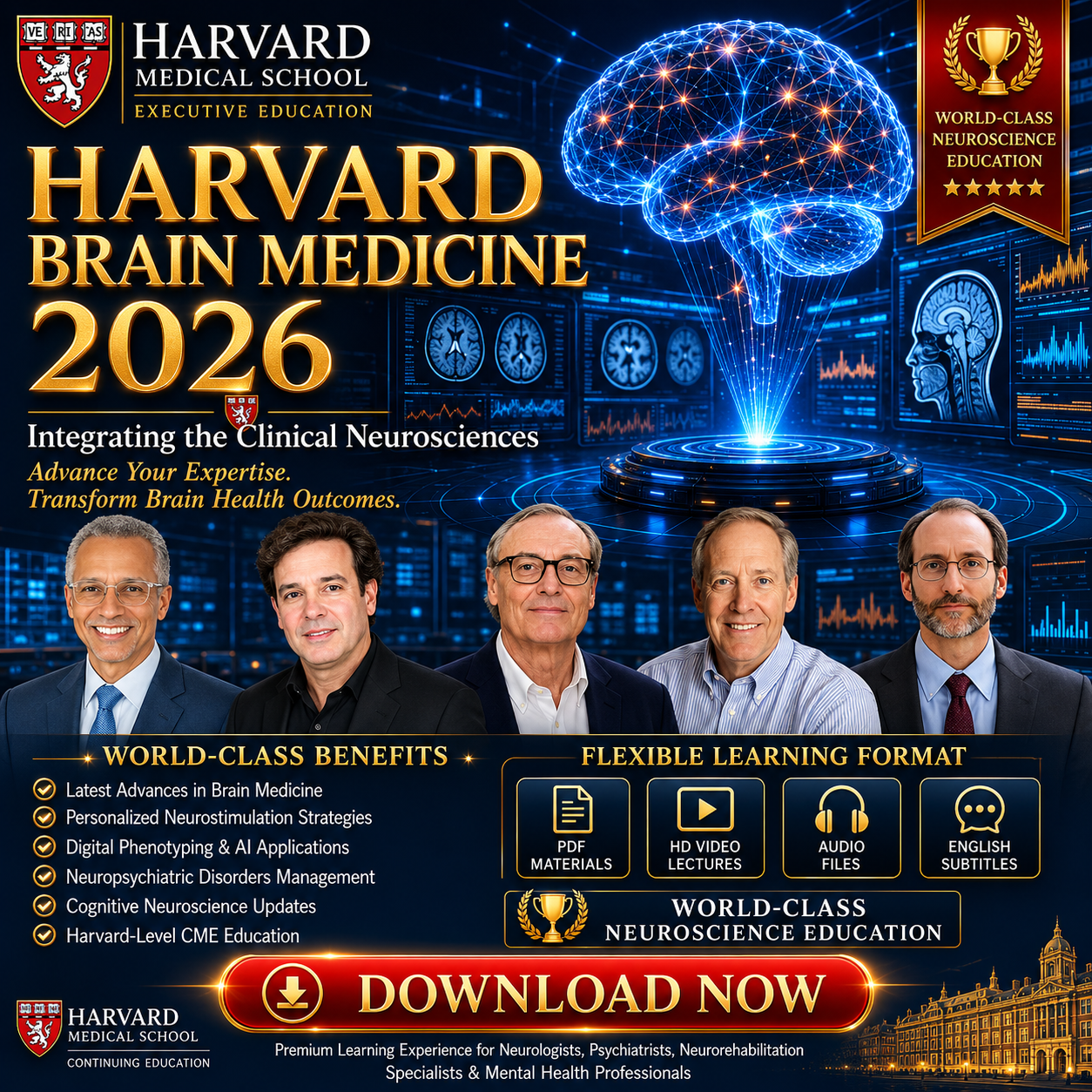 Harvard Brain Medicine Integrating the Clinical Neurosciences 2026