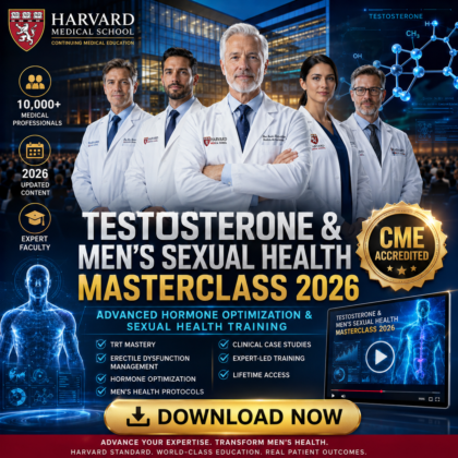 Testosterone & Men’s Sexual Health Masterclass 2026