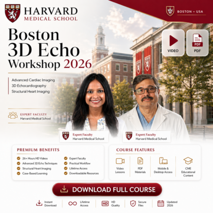 Harvard Boston 3D Echo Workshop 2026
