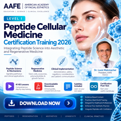 AAFE Peptide Cellular Medicine Online Certification Training 2026