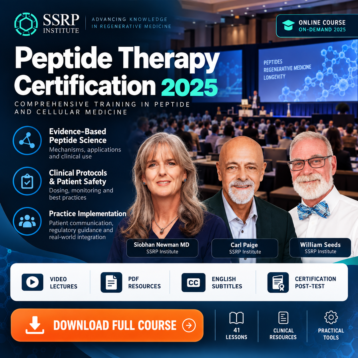SSRP Peptide Therapy Certification 2025
