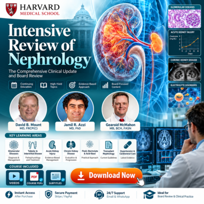 Intensive Review of Nephrology 2026 – Videos + Subtitles + PDF Slides